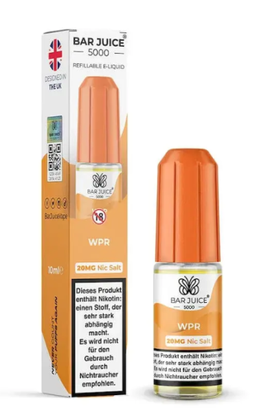 Bar Juice 5000 Salt White Peach Razz 10ml 20mg